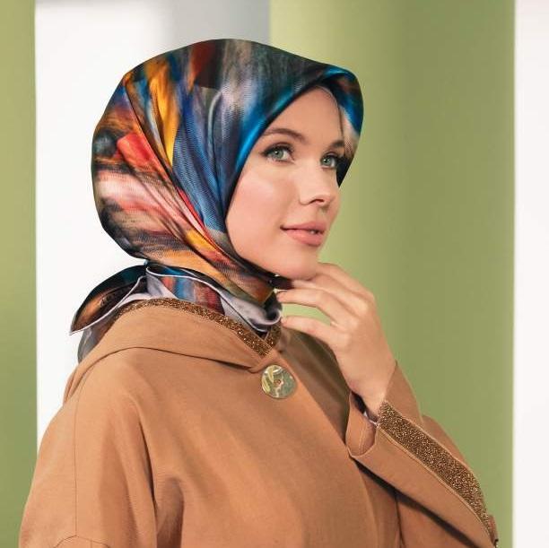 Armine Erika Square Silk Scarf No. 1 - Beautiful Hijab Styles