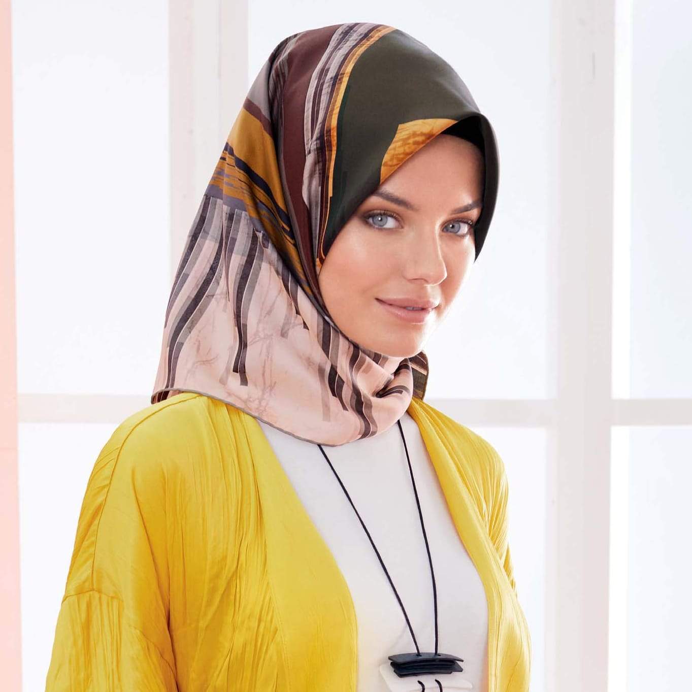 Armine Casey Modern Silk Scarf - Beautiful Hijab Styles