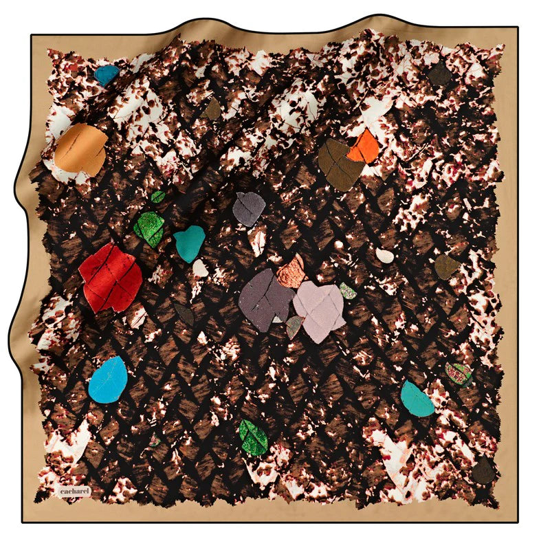 Cacharel Nala Silk Twill Scarf No 11 Silk Scarves Cacharel 