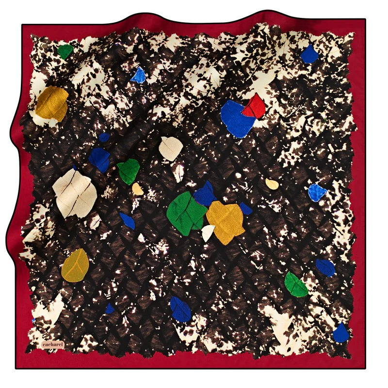 Cacharel Nala Silk Twill Scarf No 13 Silk Scarves Cacharel 