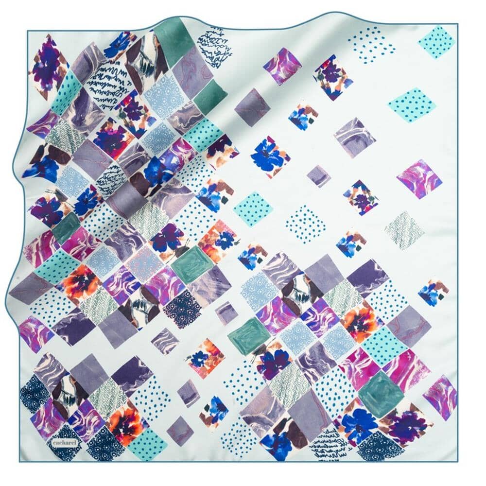 Cacharel Pink Passion Silk Twill Scarf #22 Silk Scarves Cacharel 