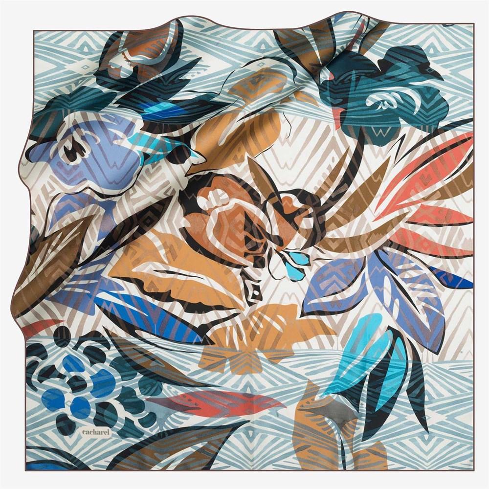 Cacharel Eidel Silk Twill Scarf No. 41 - Beautiful Hijab Styles