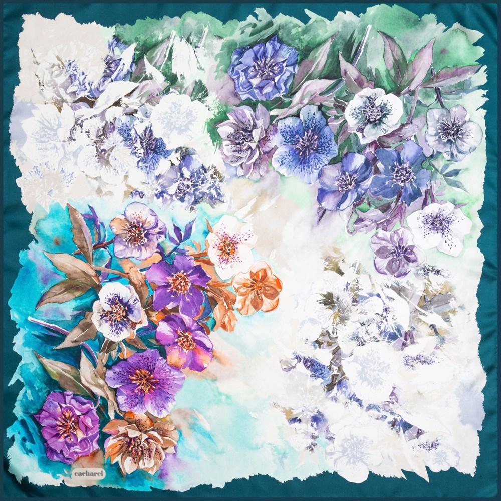 Cacharel Florence Silk Twill Scarf - Beautiful Hijab Styles