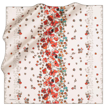 Cacharel Marolsha Floral Silk Scarf No. 71 - Beautiful Hijab Styles