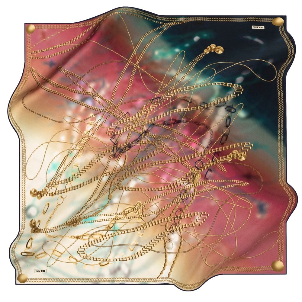 Aker Aurora Turkish Silk Scarf No. 21 - Beautiful Hijab Styles