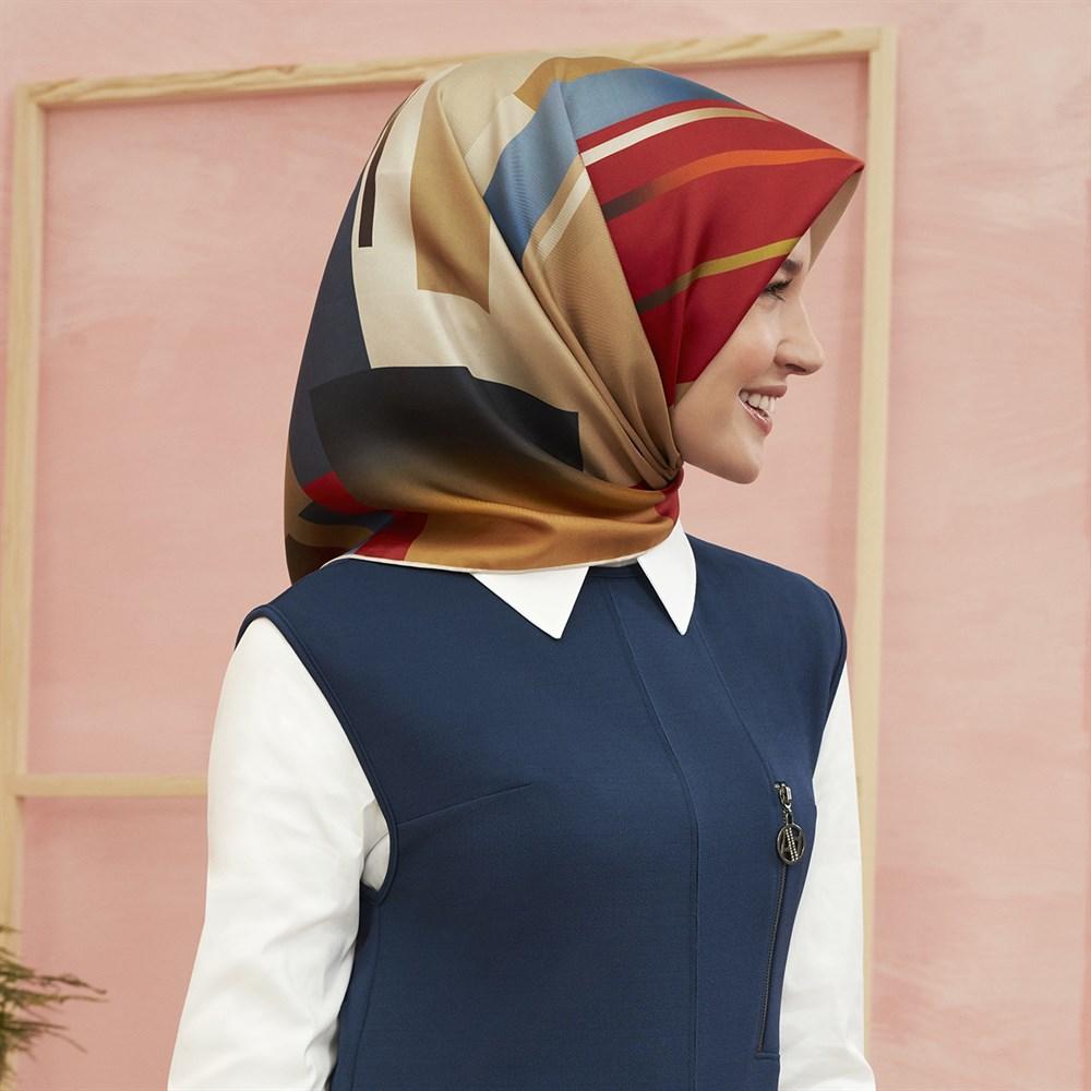 Armine Chicago Abstract Silk Tischel No. 82 - Beautiful Hijab Styles