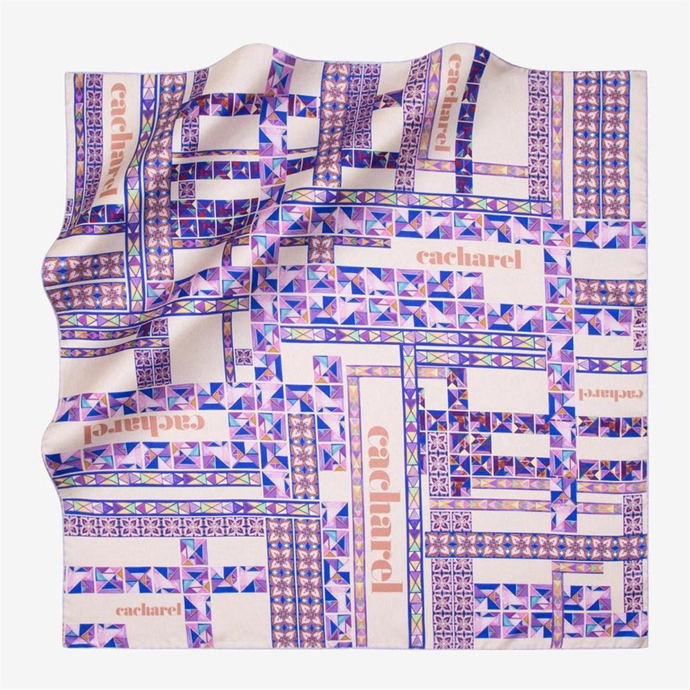 Cacharel Signature Silk Hair Wrap No. 92 - Beautiful Hijab Styles