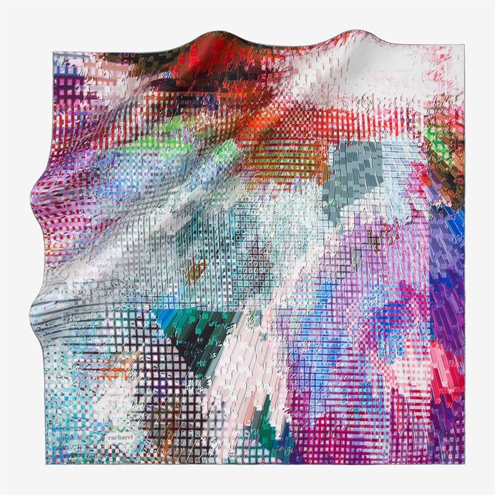 Cacharel Arty Silk Twill Scarf No. 71 - Beautiful Hijab Styles