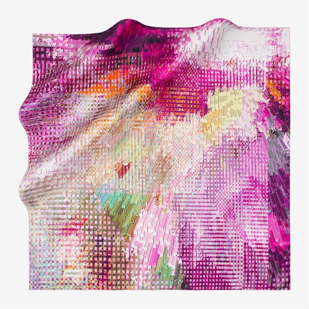 Cacharel Arty Silk Twill Scarf No. 91 - Beautiful Hijab Styles