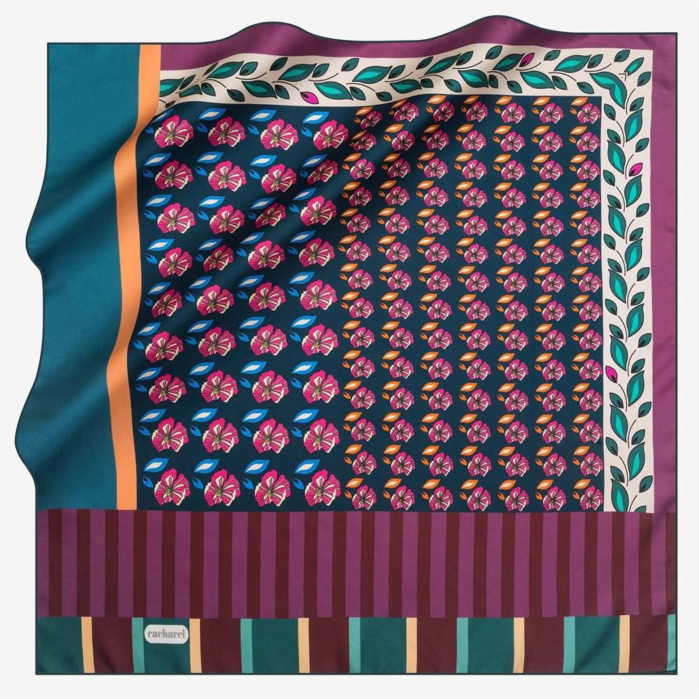 Cacharel Rania Silk Twill Scarf No. 51 - Beautiful Hijab Styles