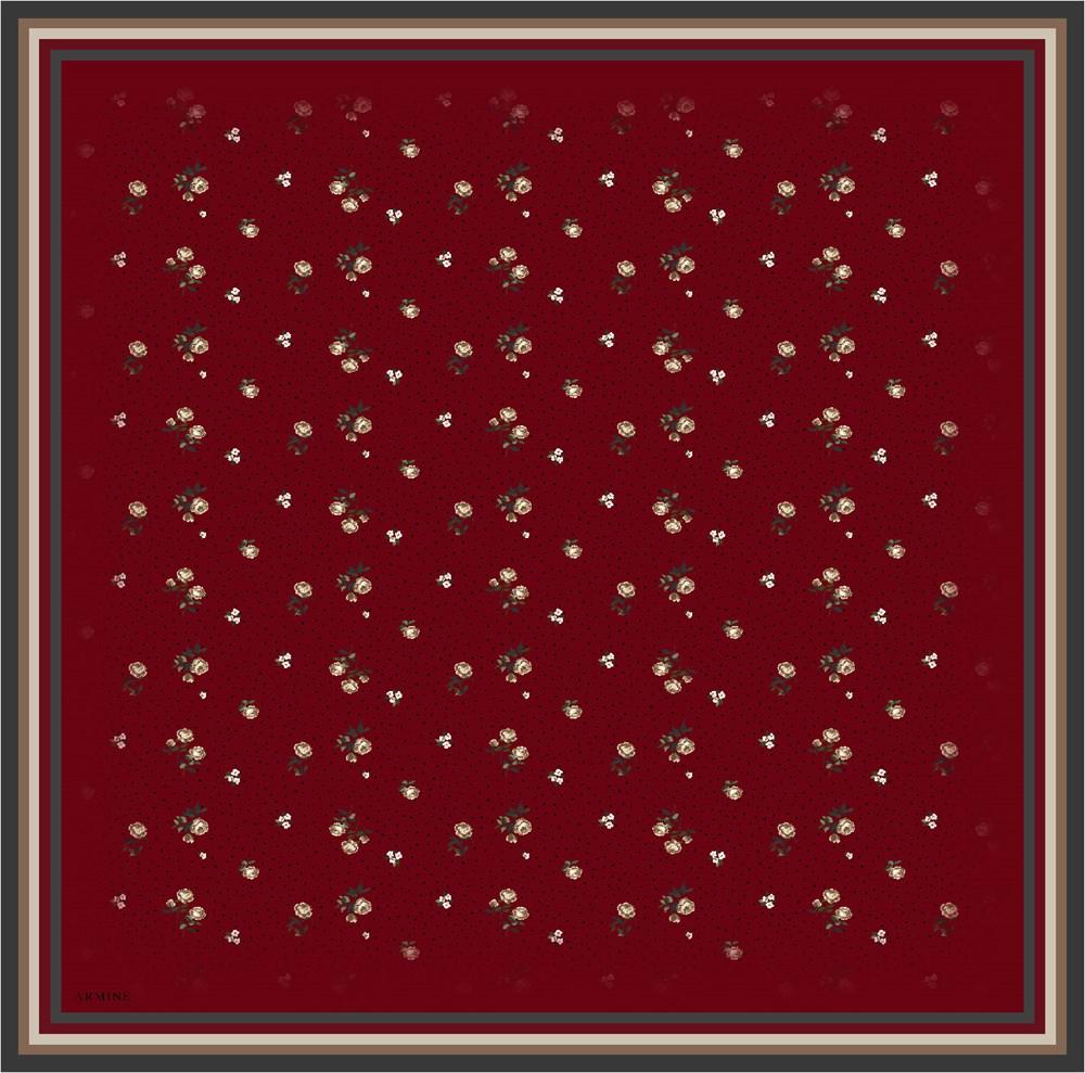 Armine Precious Flowers Silk Scarf No. 83 - Beautiful Hijab Styles