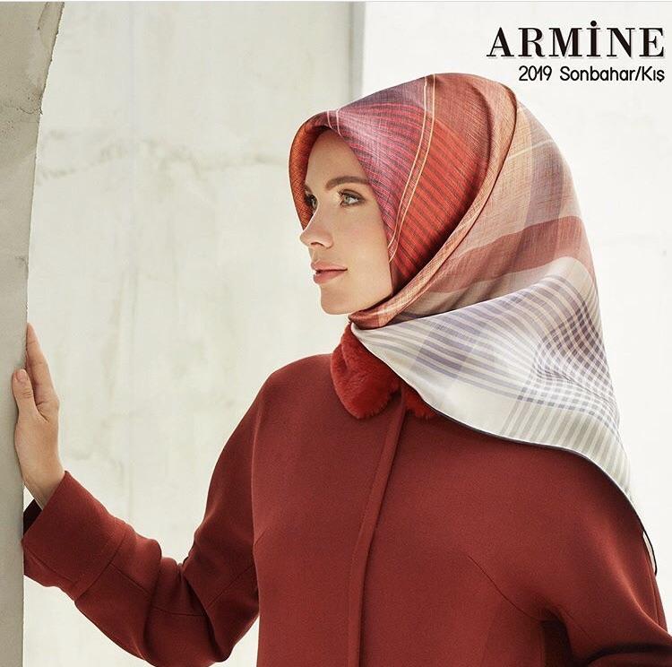 Armine Marie Jane Square Silk Scarf No.9 - Beautiful Hijab Styles