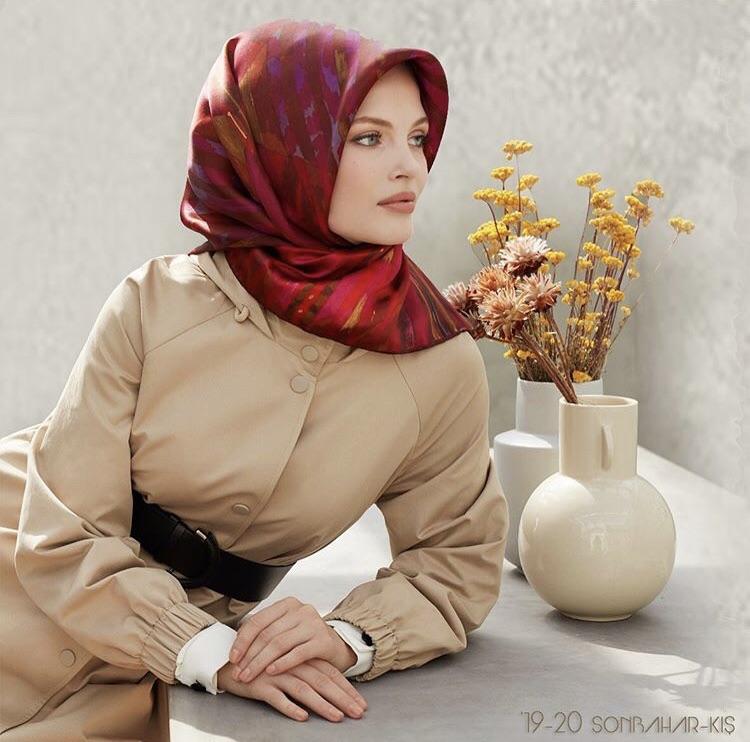 Armine Nura Luxury Silk Scarf No. 9 - Beautiful Hijab Styles