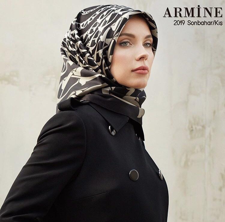 Armine Nisa Luxury Silk Scarf No.9 - Beautiful Hijab Styles