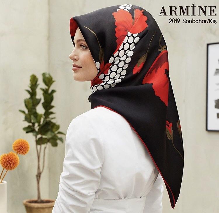 Armine Zuri Luxury Silk Scarf - Beautiful Hijab Styles