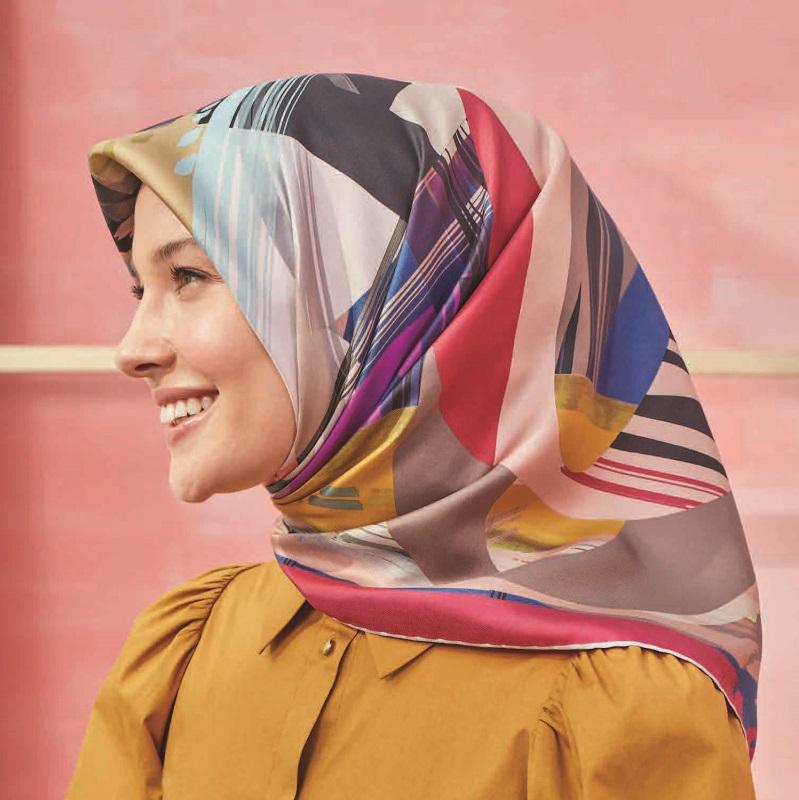 Armine Grafitti Stylish Silk Scarf No.36 - Beautiful Hijab Styles