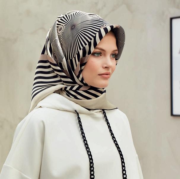 Armine Melissa Modern Silk Scarf No. 9 - Beautiful Hijab Styles