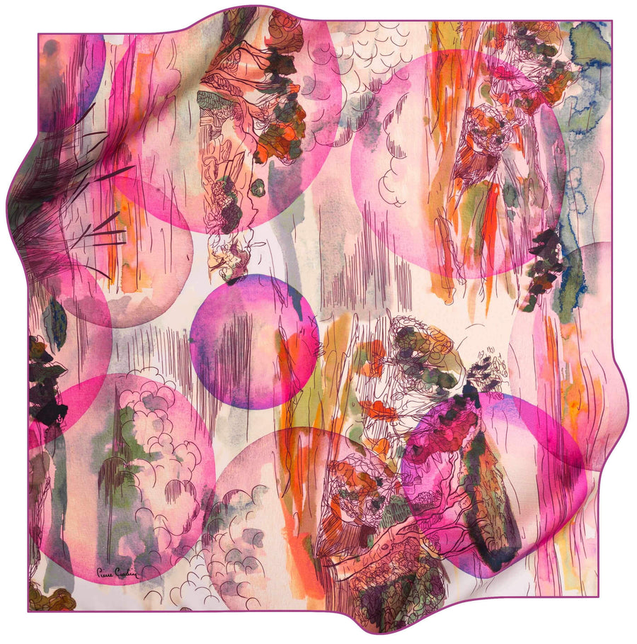 Pierre Cardin Limited Edition Scarf Dreamscape No. 91 - Beautiful Hijab Styles