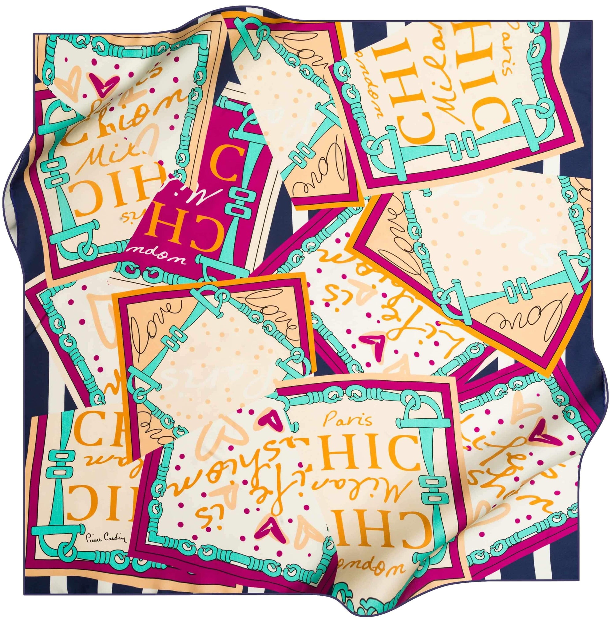 Pierre Cardin Soei So French Scarf No. 22 - Beautiful Hijab Styles