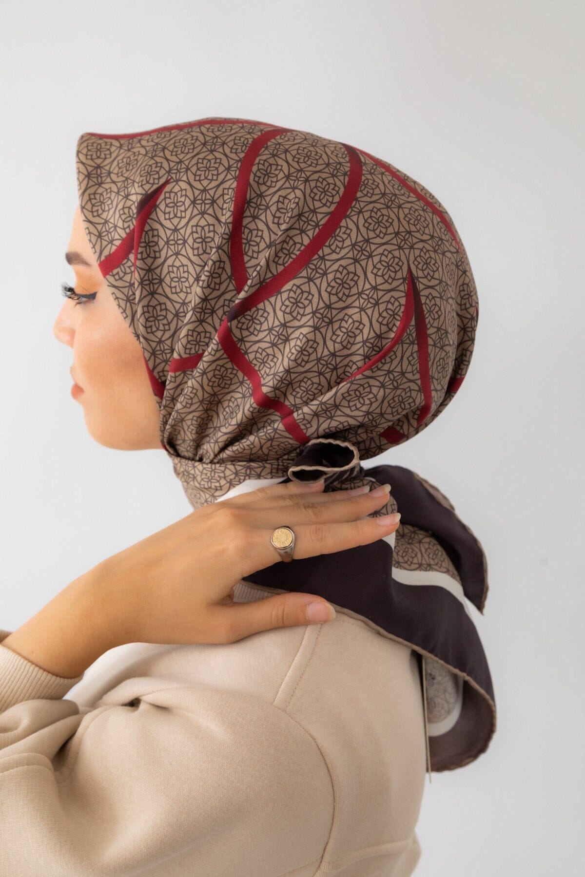 SilkHome Fatima Women Silk Scarf #11 Silk Hijabs Silk Home 