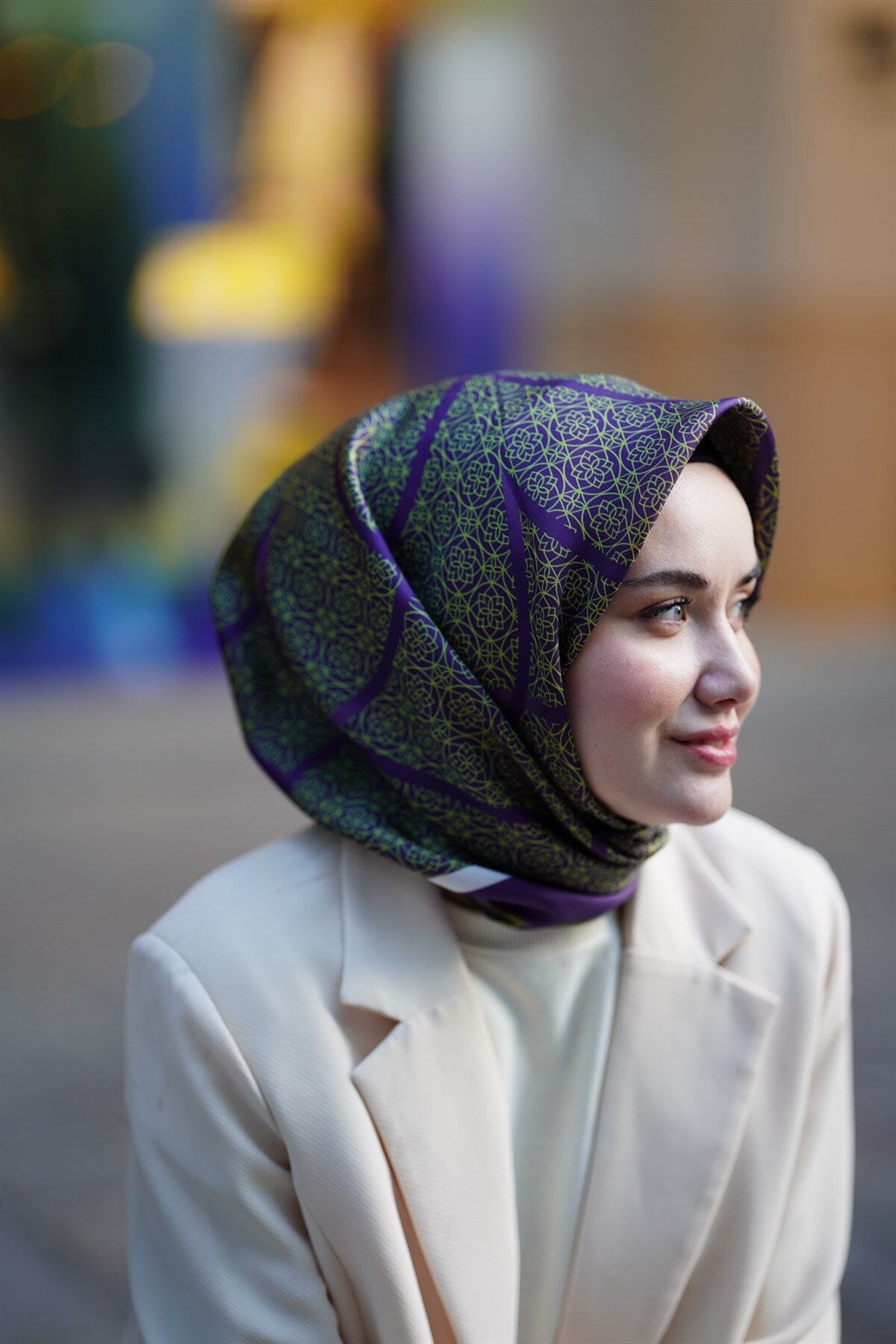 SilkHome Fatima Women Silk Scarf #18 Silk Hijabs Silk Home 