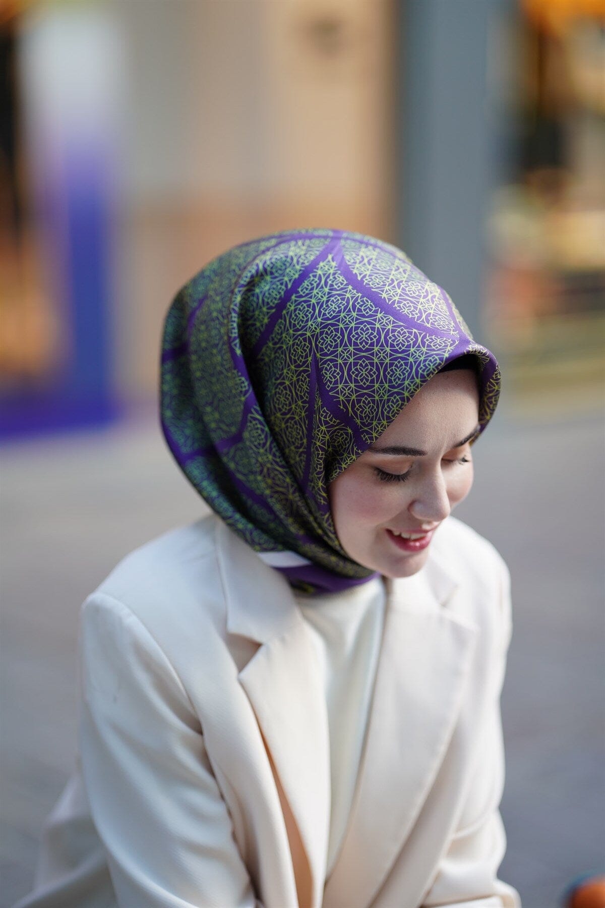 SilkHome Fatima Women Silk Scarf #18 Silk Hijabs Silk Home 