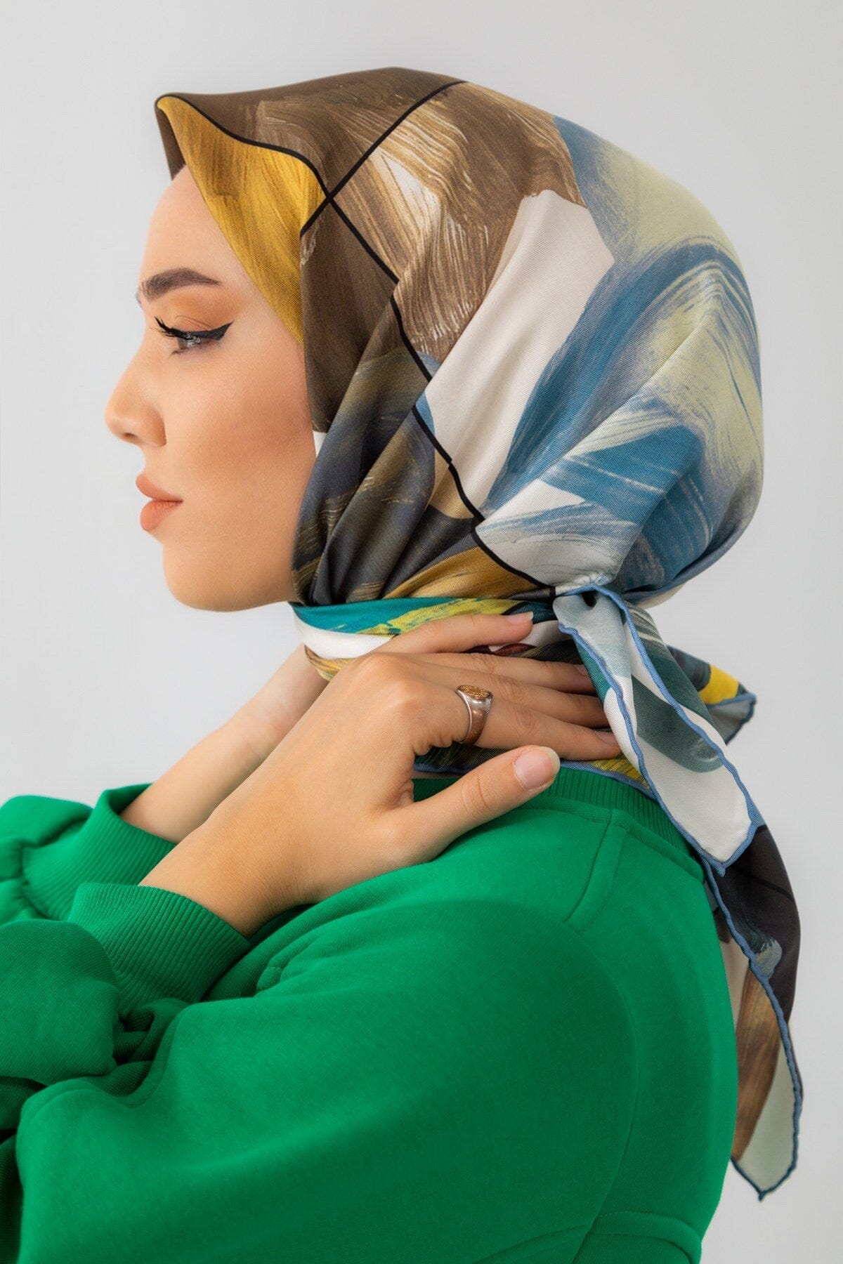 SilkHome Havva Women Silk Scarf #11 Silk Hijabs Silk Home 