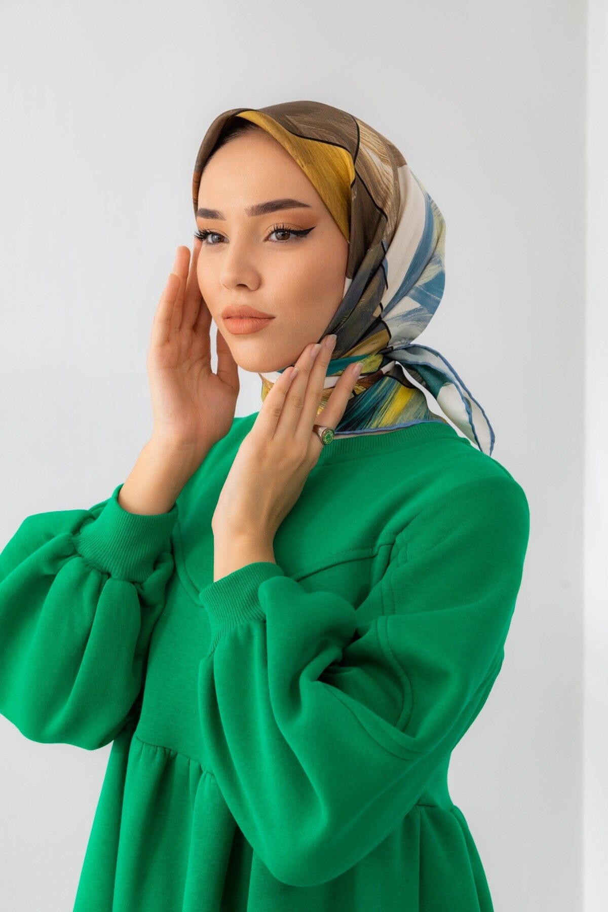 SilkHome Havva Women Silk Scarf #11 Silk Hijabs Silk Home 