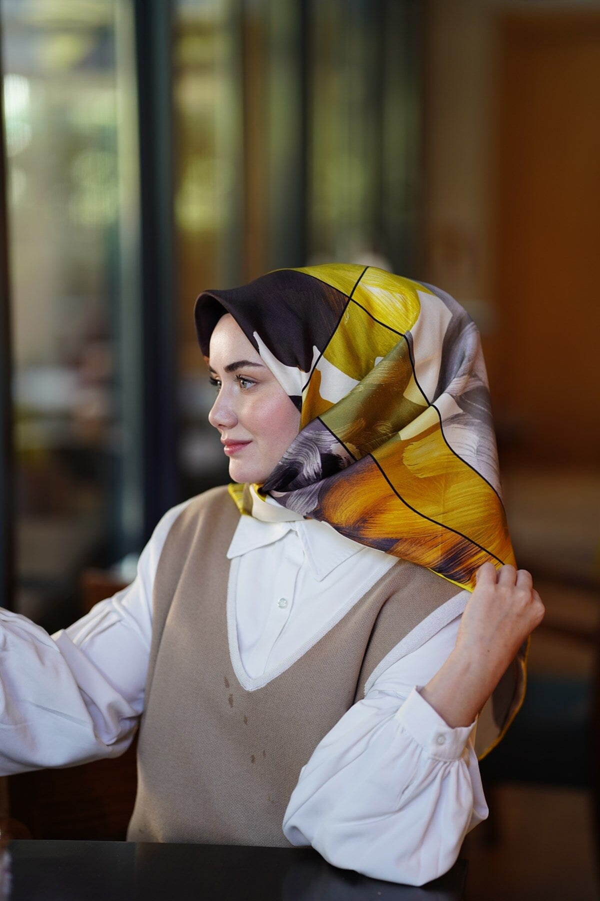SilkHome Havva Women Silk Scarf #14 Silk Hijabs Silk Home 