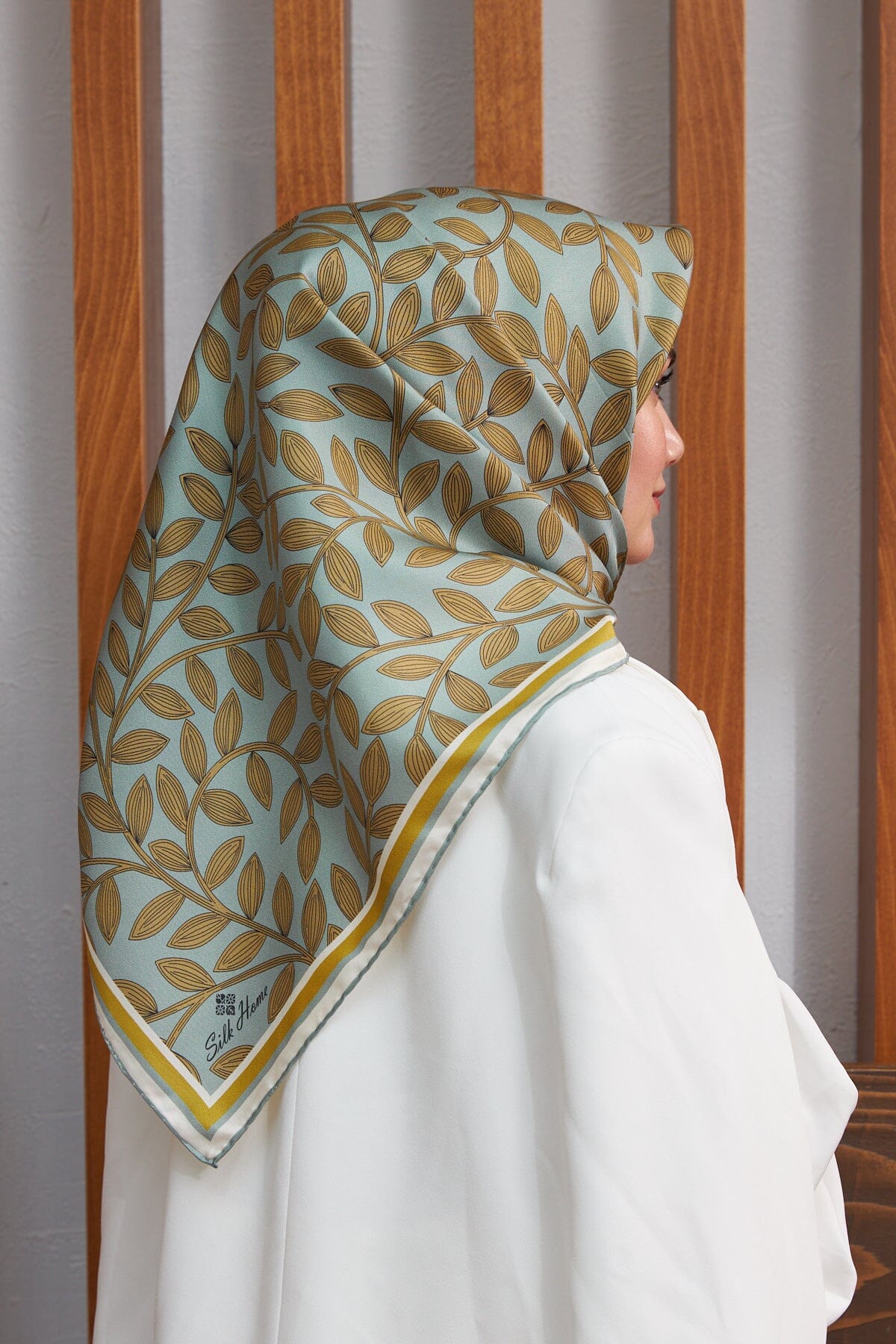 SilkHome Laurel Women Silk Scarf #29 Silk Hijabs Silk Home 