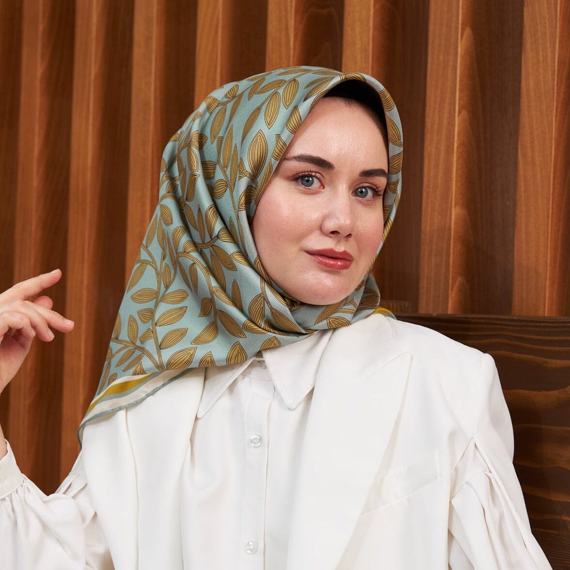 SilkHome Laurel Women Silk Scarf #29 Silk Hijabs Silk Home 