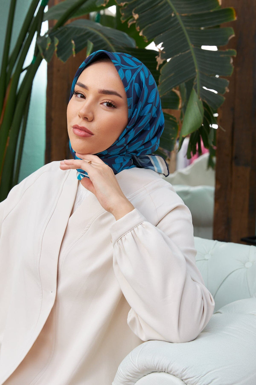 SilkHome Laurel Women Silk Scarf #5 Silk Hijabs Silk Home 