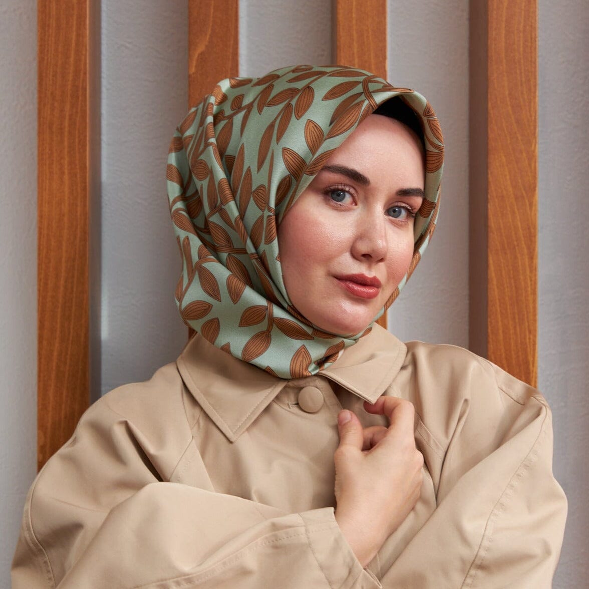 SilkHome Laurel Women Silk Scarf #50 Silk Hijabs Silk Home 