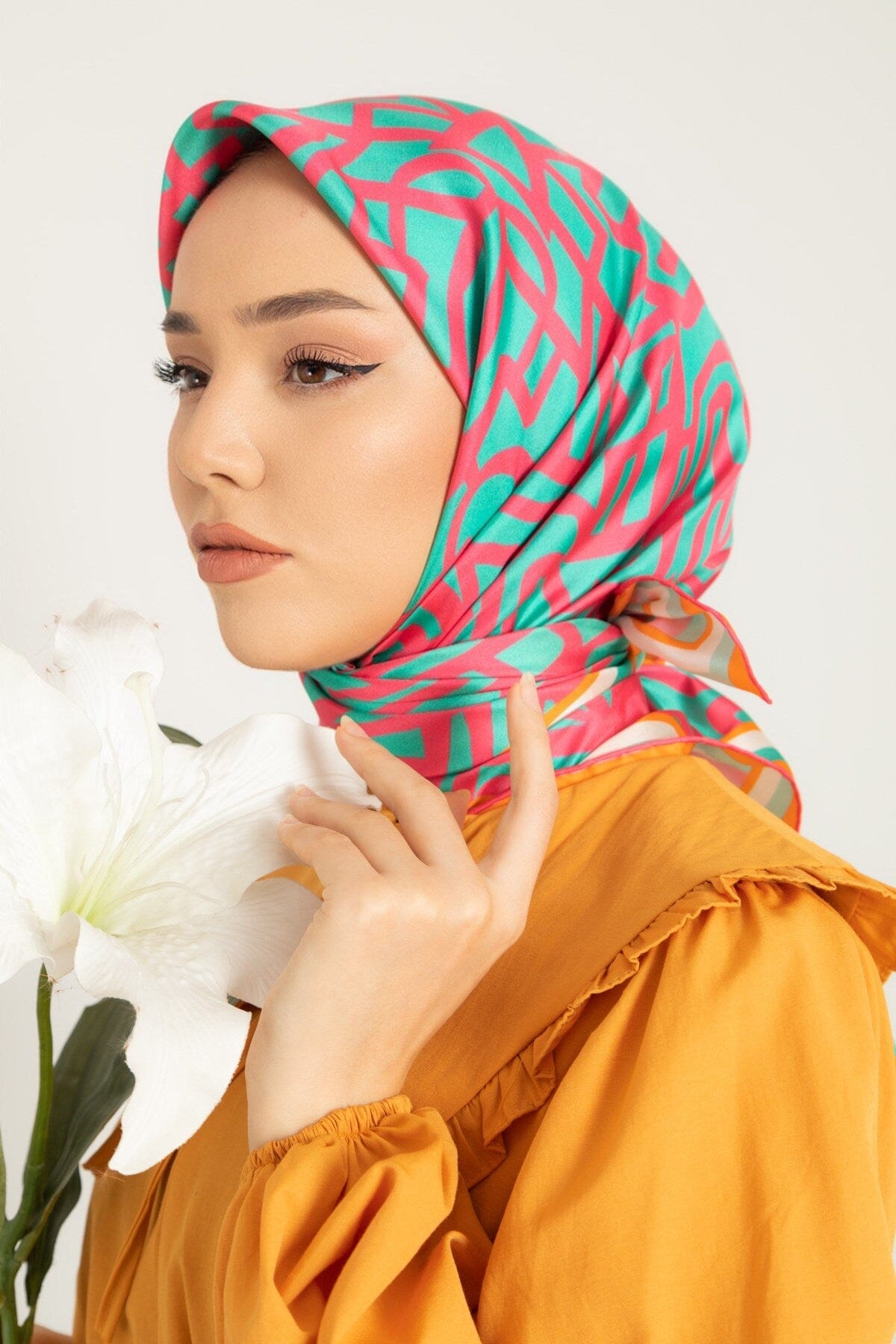 SilkHome Meryem Women Silk Scarf #10 Silk Hijabs Silk Home 
