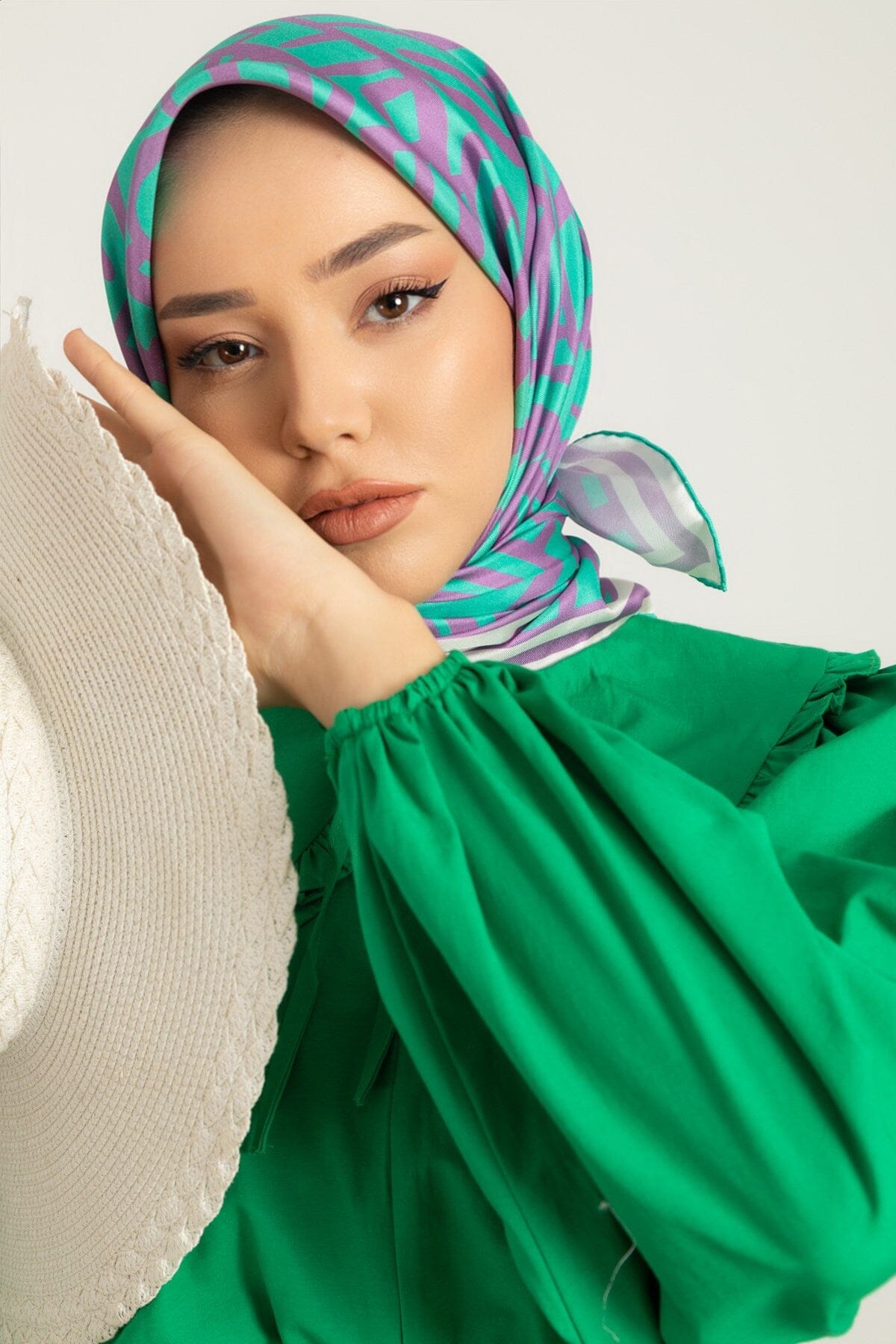SilkHome Meryem Women Silk Scarf #9 Silk Hijabs Silk Home 