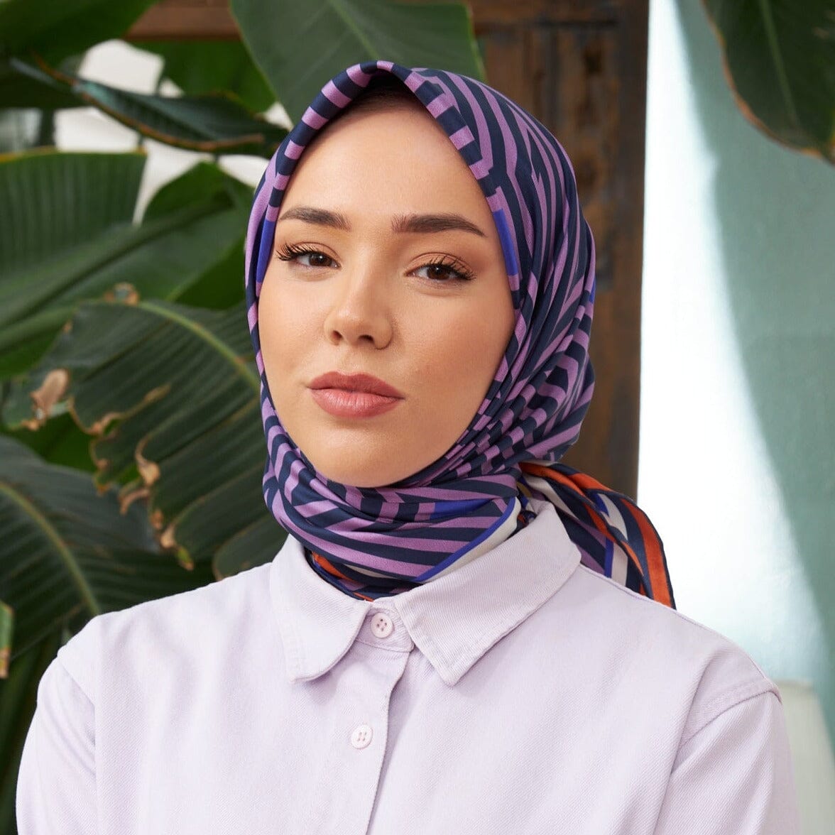 SilkHome Nadia Turkish Silk Hair Wrap #8 Silk Hijabs Silk Home 