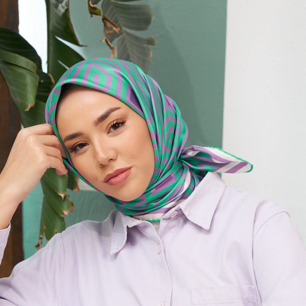 SilkHome Nadia Turkish Silk Hair Wrap 