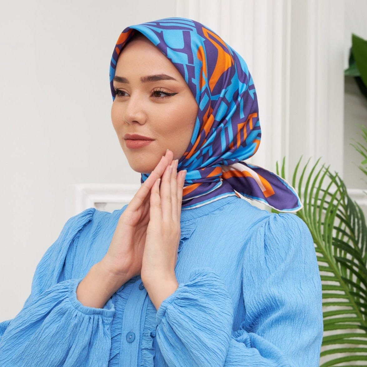 SilkHome Paris Women Silk Scarf #16 Silk Hijabs Silk Home 