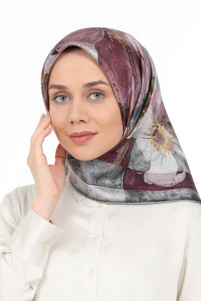 Levidor La Rosa Turkish Silk Scarf No. 1 - Beautiful Hijab Styles