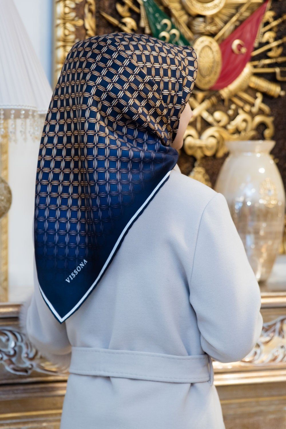 Vissona Kate Silk Twill Scarf No. 7 - Beautiful Hijab Styles