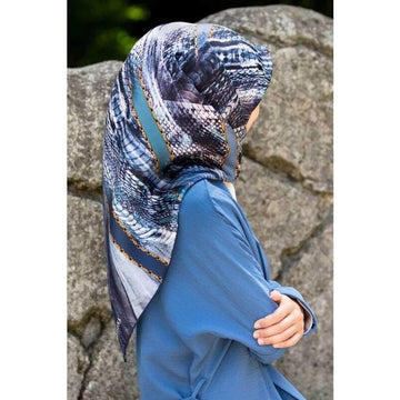 Vissona Cleo Turkish Silk Scarf No. 20I - Beautiful Hijab Styles