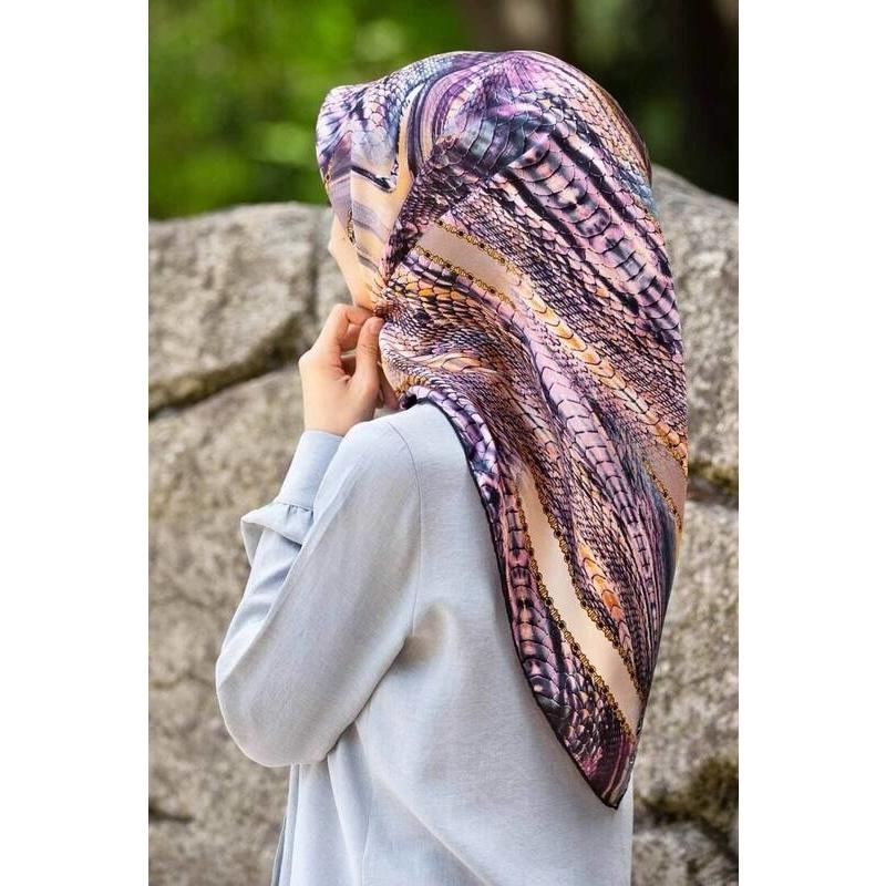 Vissona Cleo Turkish Silk Scarf No. 20T - Beautiful Hijab Styles