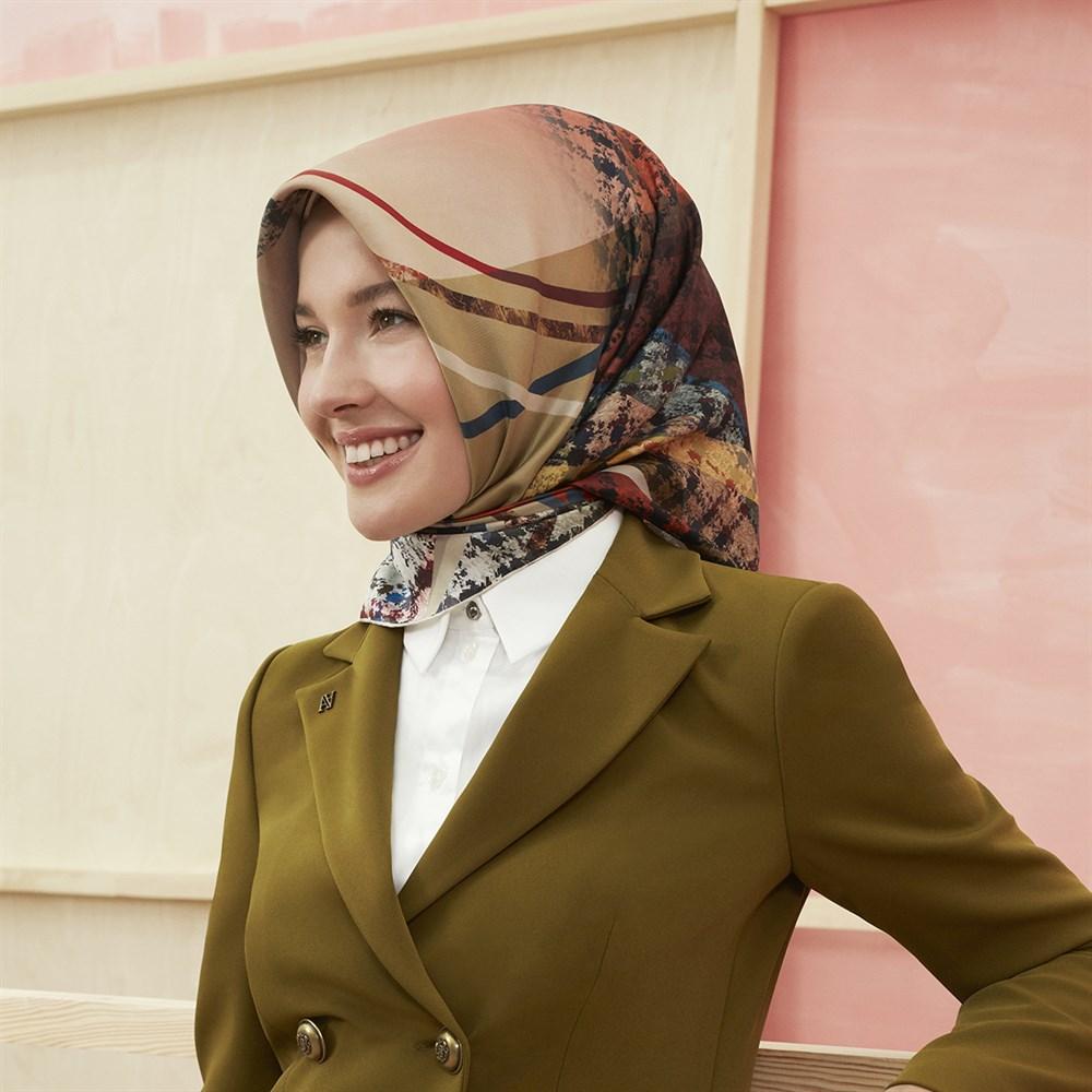 Armine Nevada Silk Twill Scarf No. 89 - Beautiful Hijab Styles